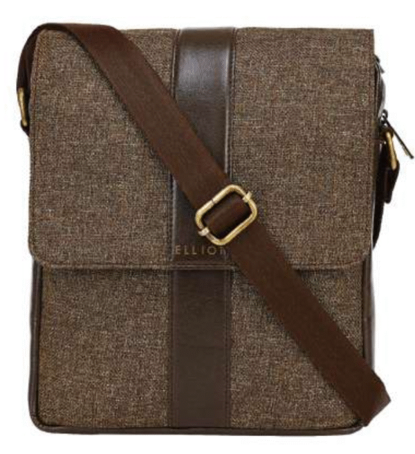 Brown Canvas Sling Bag