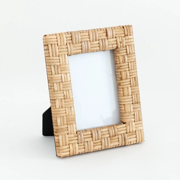 Bohemian Rattan Photo Frame