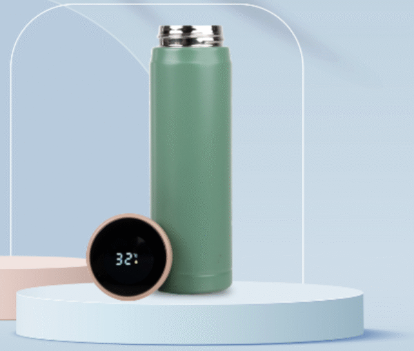 Stainless Steel Bottle with Temperature Display