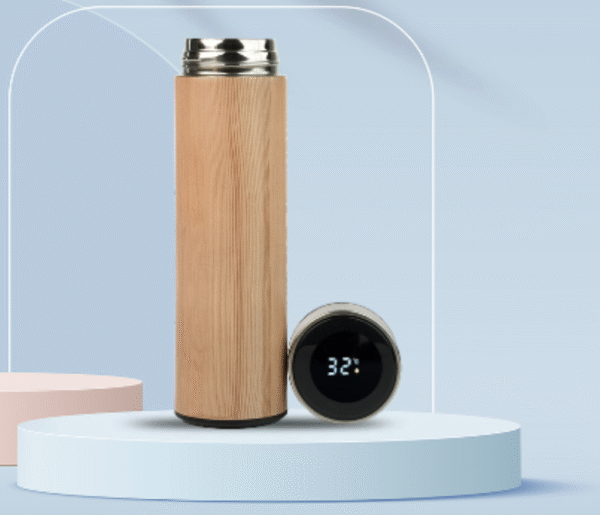 Bamboo Temperature Bottle
