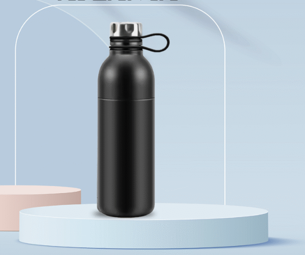 Stainless Steel Water Bottle & Mug (2 in 1)