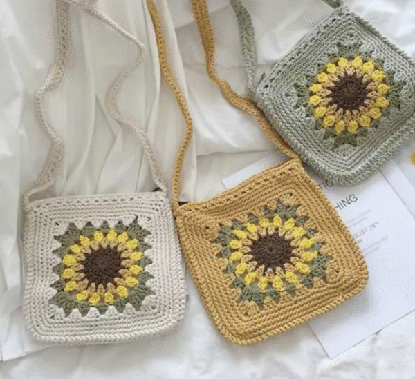 Hand Knitted Bag