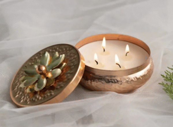 Scented Urli Candle with a Lid