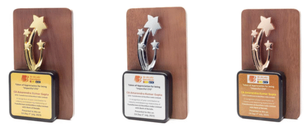 Star Wooden Trophy