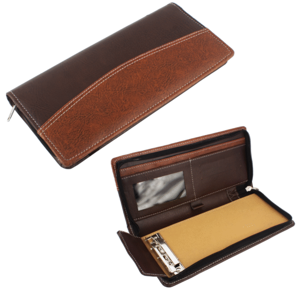 PU Leather Cheque Book Folder